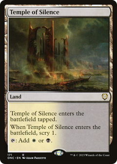 Temple of Silence [Phyrexia: All Will Be One Commander]-1