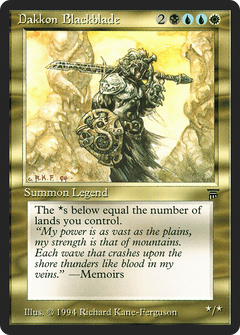 Dakkon Blackblade [Legends]-1