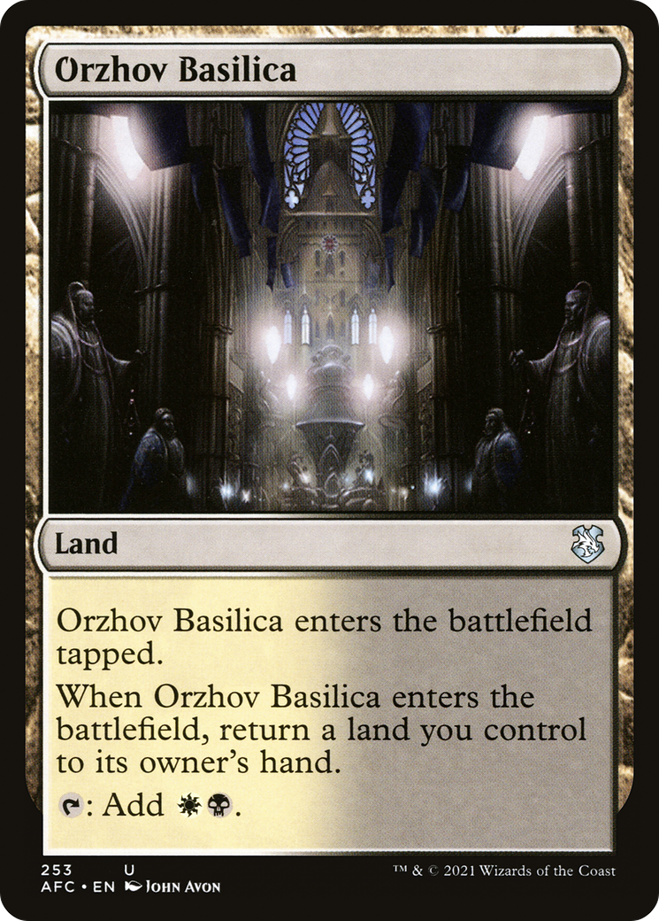 Orzhov Basilica [Dungeons & Dragons: Adventures in the Forgotten Realms Commander]-1