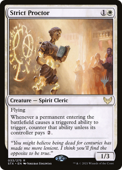 Strict Proctor (Promo Pack) [Strixhaven: School of Mages Promos]-1