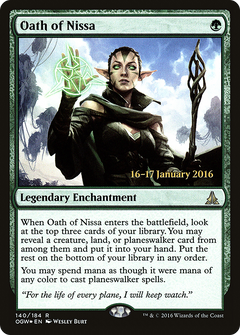 Oath of Nissa [Oath of the Gatewatch Prerelease Promos]-1