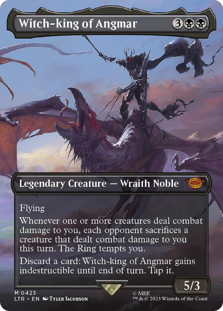 Witch-king of Angmar (Borderless Alternate Art) [The Lord of the Rings: Tales of Middle-Earth]-1