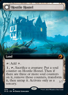 Hostile Hostel // Creeping Inn (Extended Art) [Innistrad: Midnight Hunt]-1