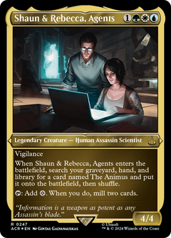 Shaun & Rebecca, Agents (Foil Etched) [Assassin's Creed]-1