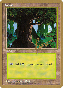 Forest (bl376) (Bertrand Lestree) [Pro Tour Collector Set]-1