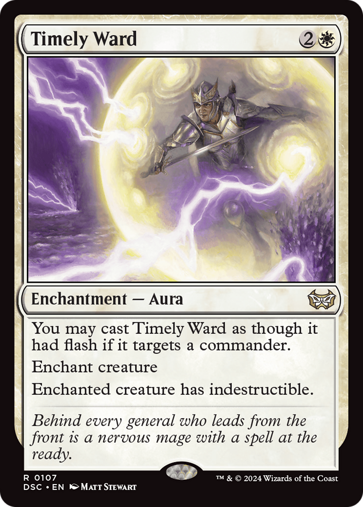 Timely Ward [Duskmourn: House of Horror Commander]-1