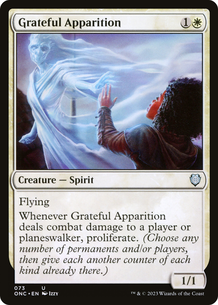Grateful Apparition [Phyrexia: All Will Be One Commander]-1