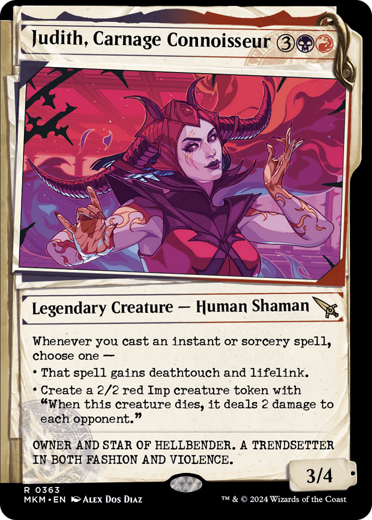 Judith, Carnage Connoisseur (Showcase) [Murders at Karlov Manor]-1