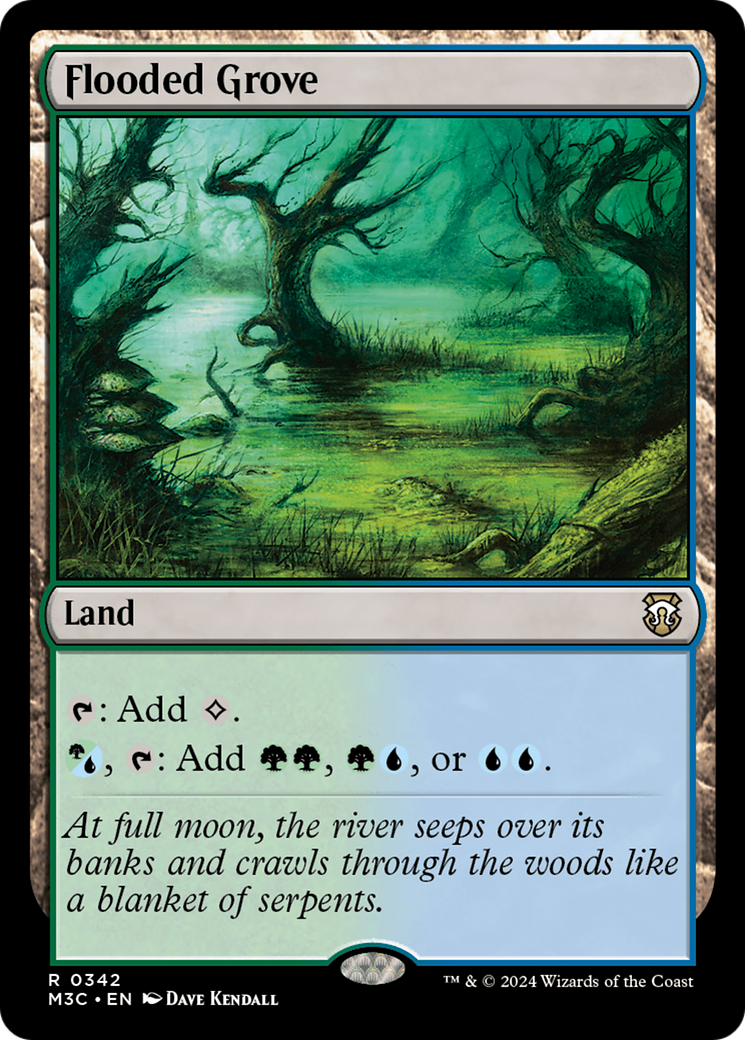 Flooded Grove [Modern Horizons 3 Commander]-1