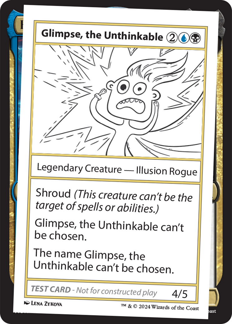 Glimpse, the Unthinkable [Mystery Booster 2 Playtest Cards]-1