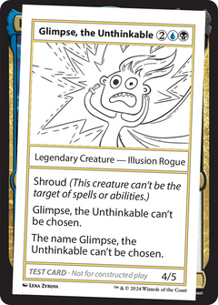 Glimpse, the Unthinkable [Mystery Booster 2 Playtest Cards]-1