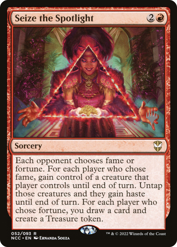 Seize the Spotlight (Promo Pack) [Streets of New Capenna Commander Promos]-1