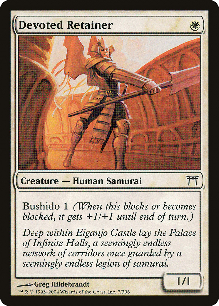 Devoted Retainer [Champions of Kamigawa]-1