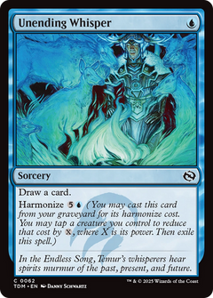 Unending Whisper (TDM-062) - Tarkir: Dragonstorm Foil-1