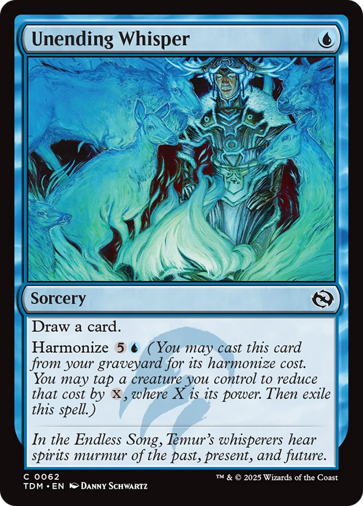 Unending Whisper (TDM-062) - Tarkir: Dragonstorm-1