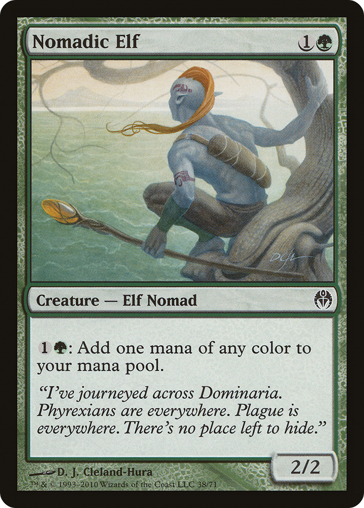 Nomadic Elf [Duel Decks: Phyrexia vs. the Coalition]-1