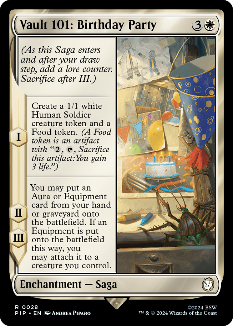 Vault 101: Birthday Party (PIP-028) - Fallout Foil-1