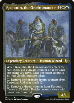 Rasputin, the Oneiromancer (DMC-062) - Dominaria United Commander Etched Foil-1