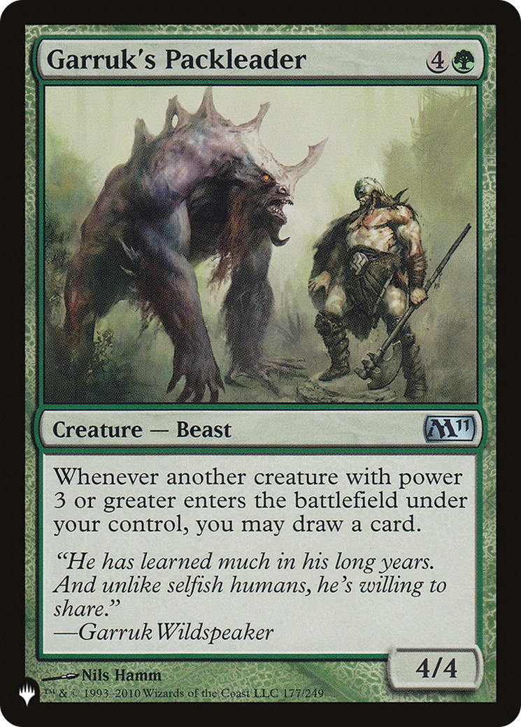 Garruk's Packleader [The List]-1