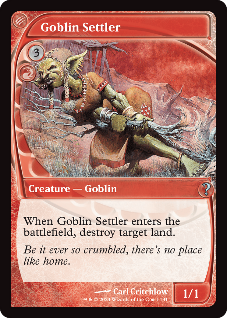 Goblin Settler (Future Sight) [Mystery Booster 2]-1
