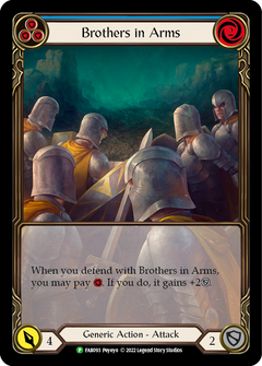 Brothers in Arms (Blue) [FAB093] (Promo)  Rainbow Foil-1