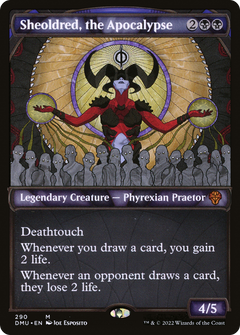 Sheoldred, the Apocalypse (Showcase) [Dominaria United]-1