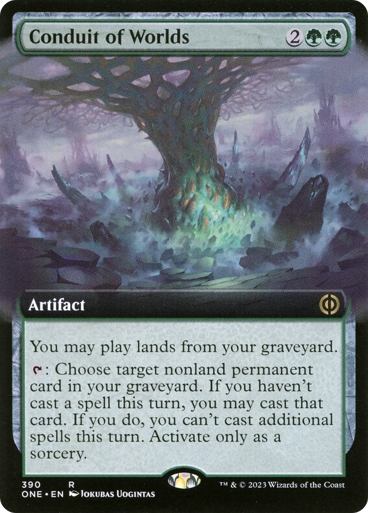 Conduit of Worlds (Extended Art) [Phyrexia: All Will Be One]-1