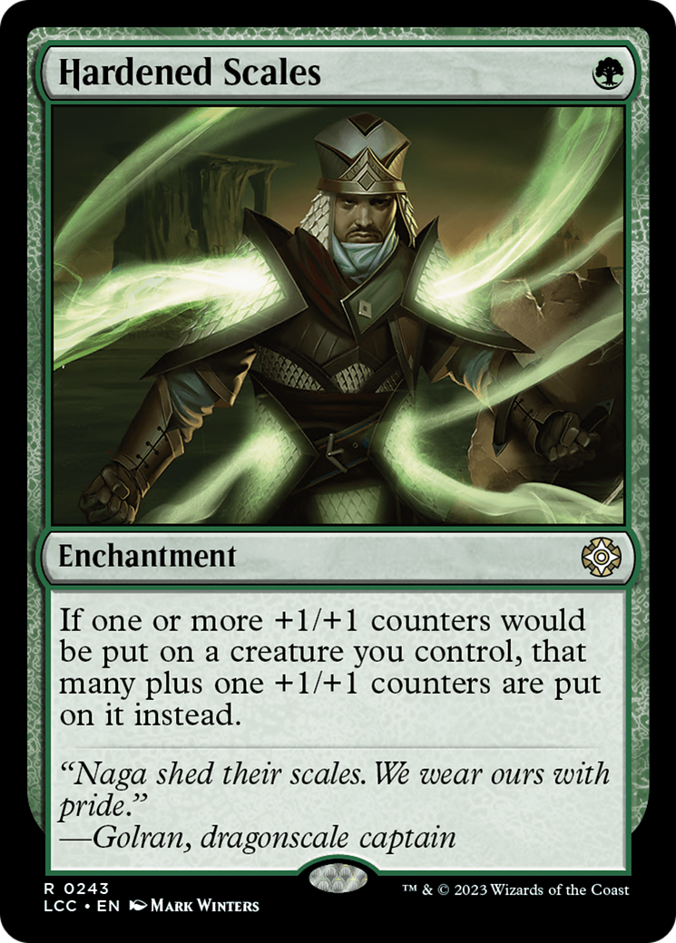 Hardened Scales [The Lost Caverns of Ixalan Commander]-1