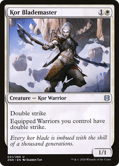 Kor Blademaster [Zendikar Rising]-1