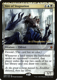 Sire of Stagnation [Battle for Zendikar Prerelease Promos]-1