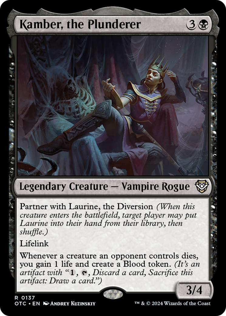 Kamber, the Plunderer [Outlaws of Thunder Junction Commander]-1