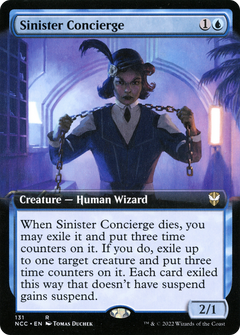 Sinister Concierge (Extended Art) [Streets of New Capenna Commander]-1
