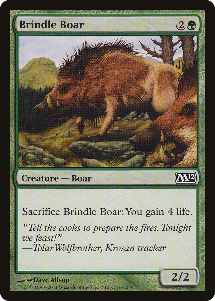 Brindle Boar [Magic 2012]-1