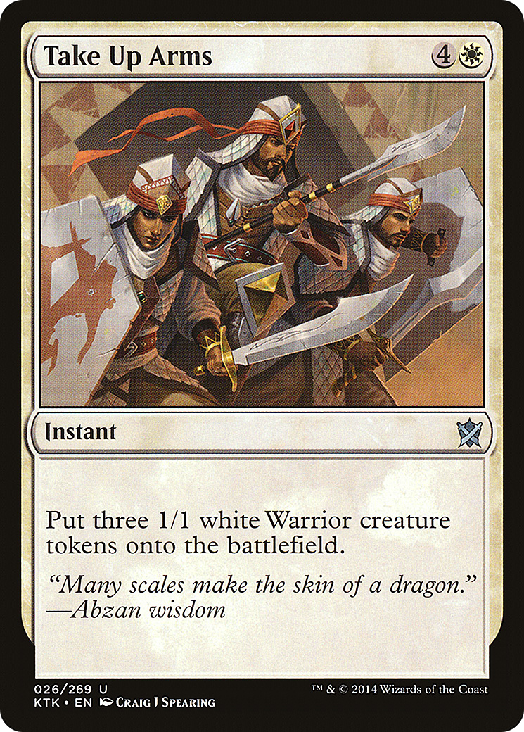 Take Up Arms [Khans of Tarkir]-1
