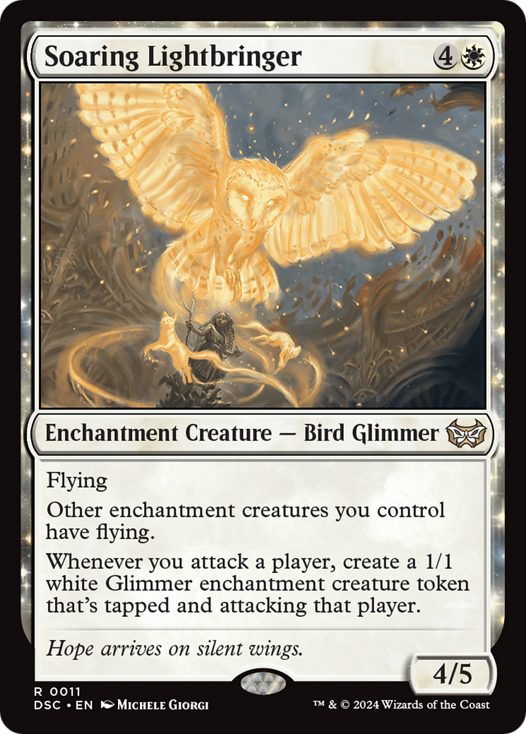 Soaring Lightbringer [Duskmourn: House of Horror Commander]-1