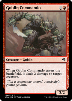 Goblin Commando (VMA-164) - Vintage Masters Foil-1