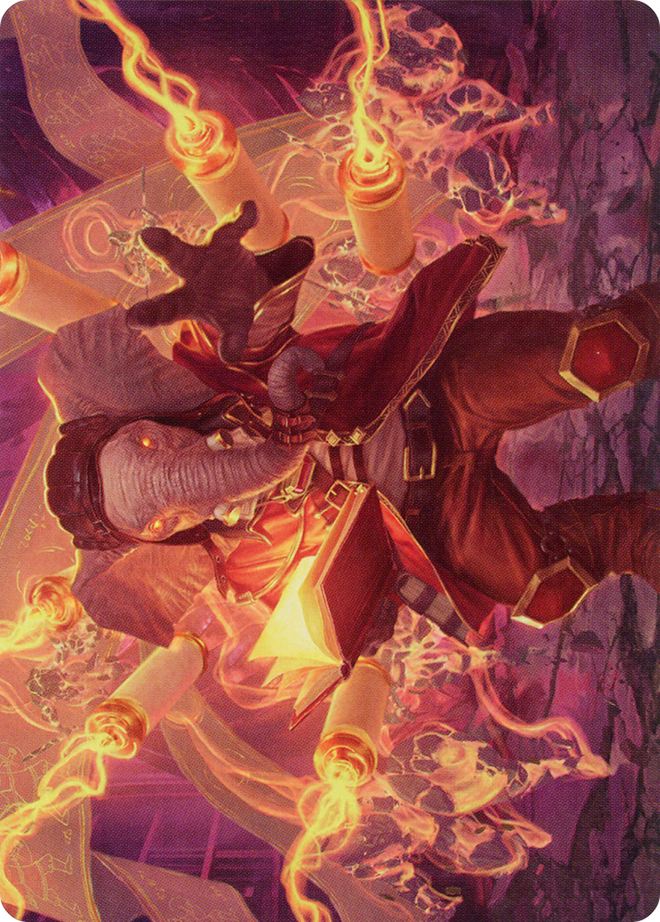 Quintorius, Loremaster // Quintorius, Loremaster (AMOM-052) - March of the Machine Art Series (Borderless) Foil-3