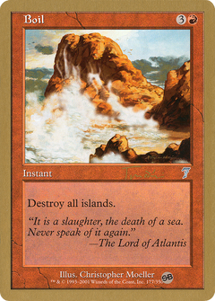 Boil - 2001 Jan Tomcani (7ED) (SB) (WCD-) - World Championship Decks 2001-1