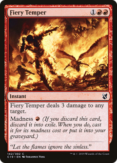 Fiery Temper [Commander 2019]-1