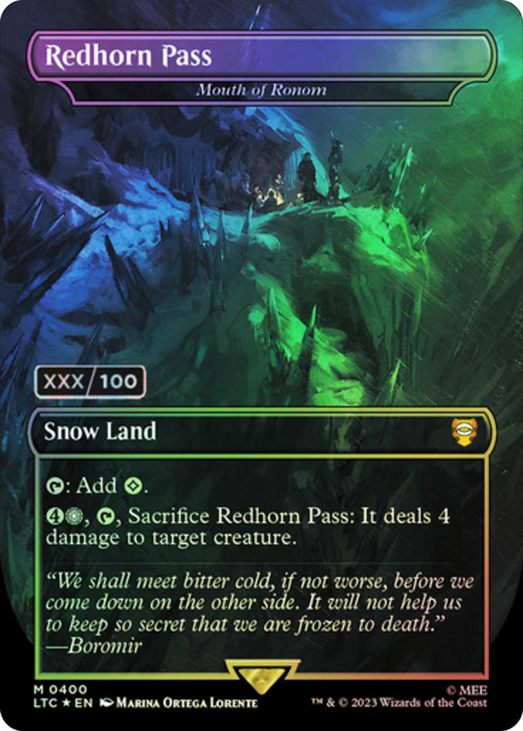 Redhorn Pass - Mouth of Ronom (Serialized) [The Lord of the Rings: Tales of Middle-Earth Commander]-1