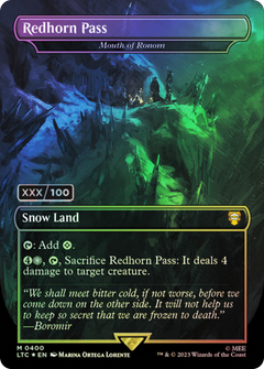 Redhorn Pass - Mouth of Ronom (Serialized) [The Lord of the Rings: Tales of Middle-Earth Commander]-1