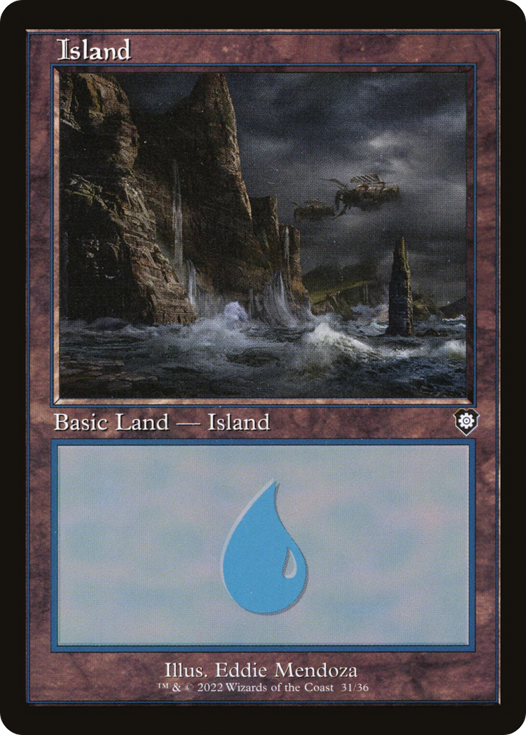 Island (031) (Retro) [The Brothers' War Commander]-1