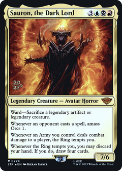 Sauron, the Dark Lord [The Lord of the Rings: Tales of Middle-Earth Prerelease Promos]-1