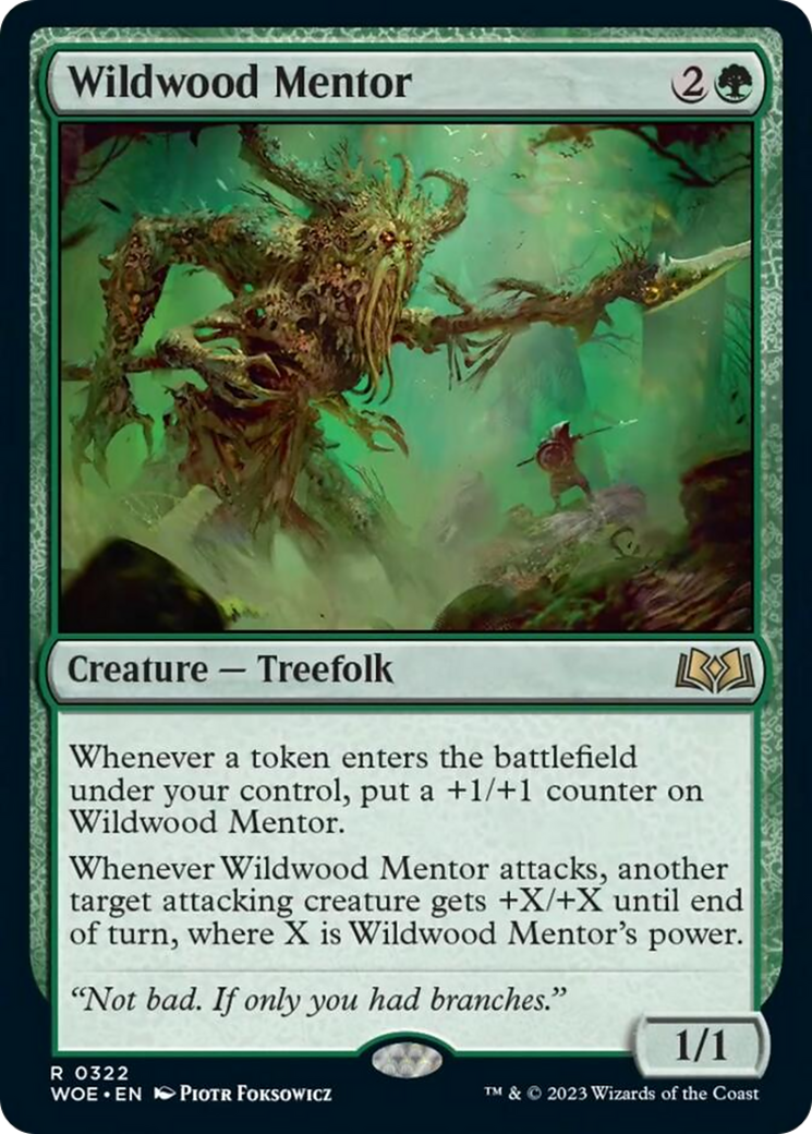 Wildwood Mentor [Wilds of Eldraine]-1