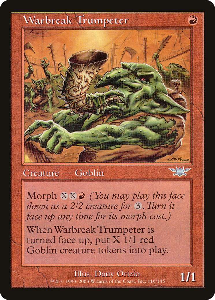 Warbreak Trumpeter (LGN-116) - Legions Foil-1