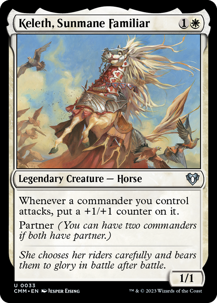 Keleth, Sunmane Familiar [Commander Masters]-1