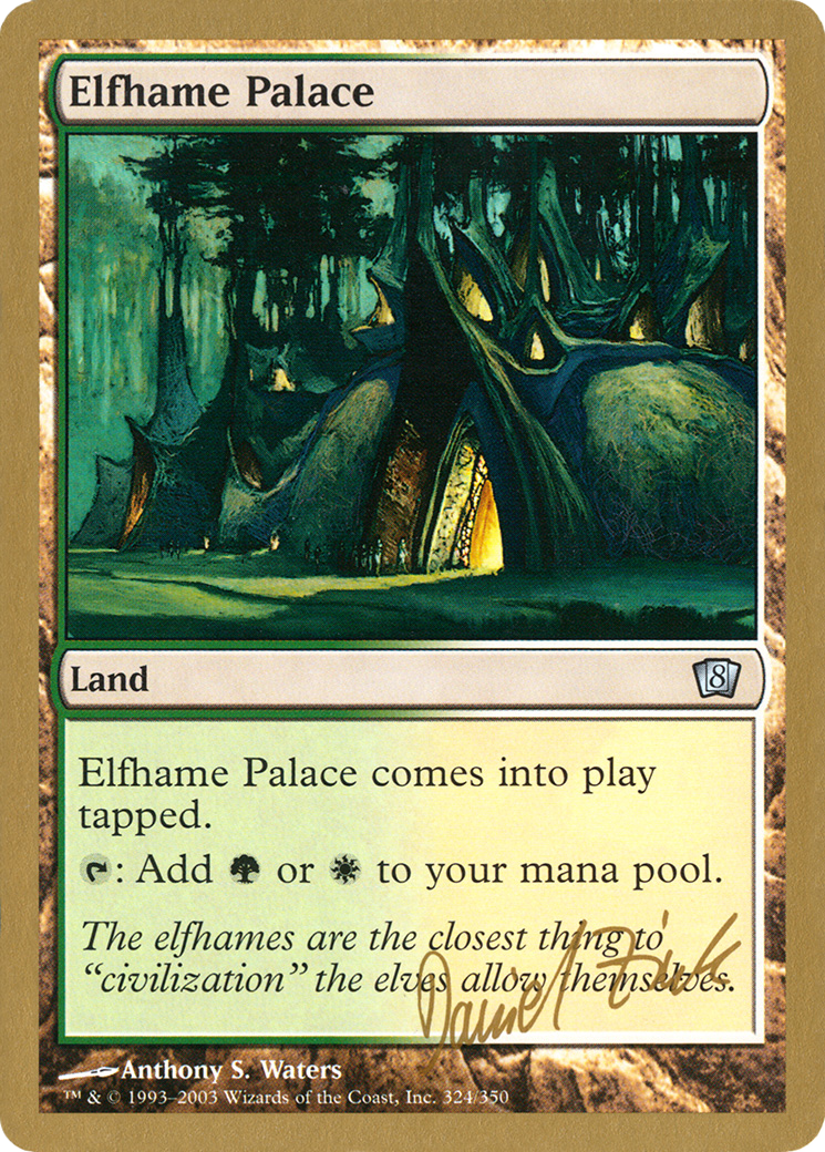 Elfhame Palace - 2003 Daniel Zink (8ED) (WCD-) - World Championship Decks 2003-1