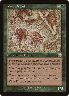 Vine Dryad (MMQ-284) - Mercadian Masques-1