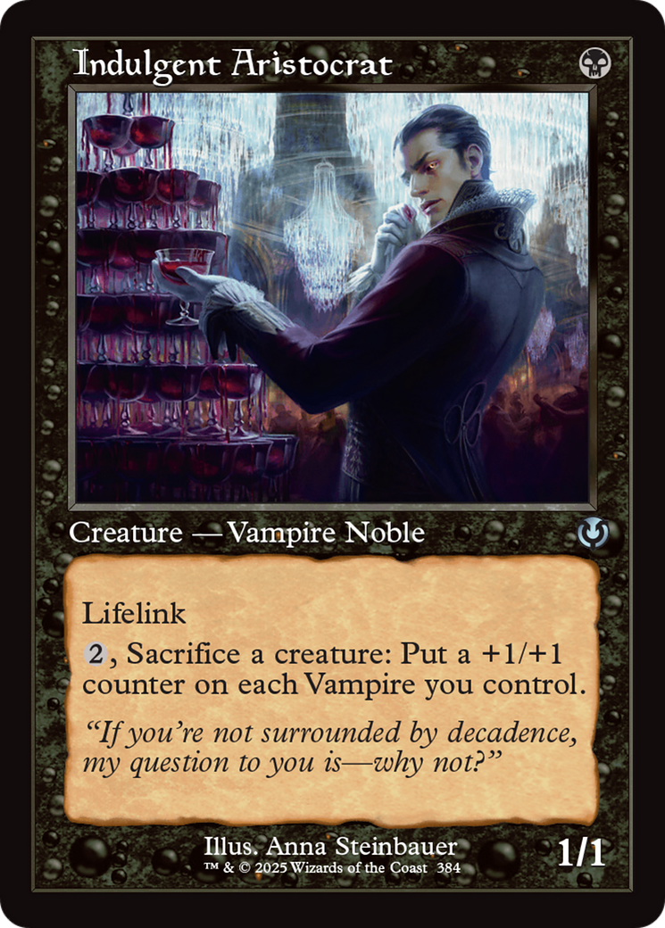 Indulgent Aristocrat (Retro Frame) [Innistrad Remastered]-1