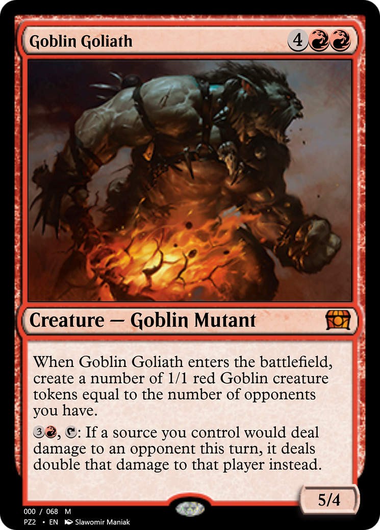 Goblin Goliath (PZ2-70783) - Treasure Chest-1